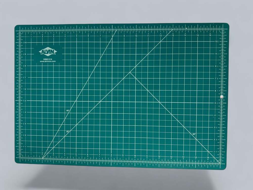 Alvin Self-Healing Cutting Mat GBM1218 Green Black